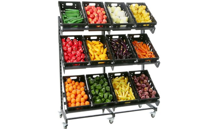 Rak besi untuk buah dan sayuran, Sumber: shopee.co.id