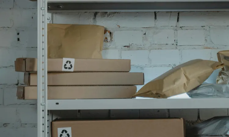 Penyimpanan barang di gudang, Sumber: pexels.com