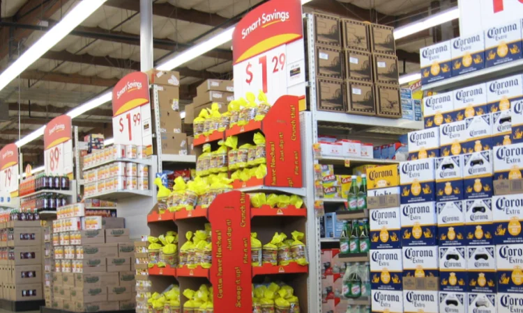 Rak end cap, Sumber: displaystandsmarket.com