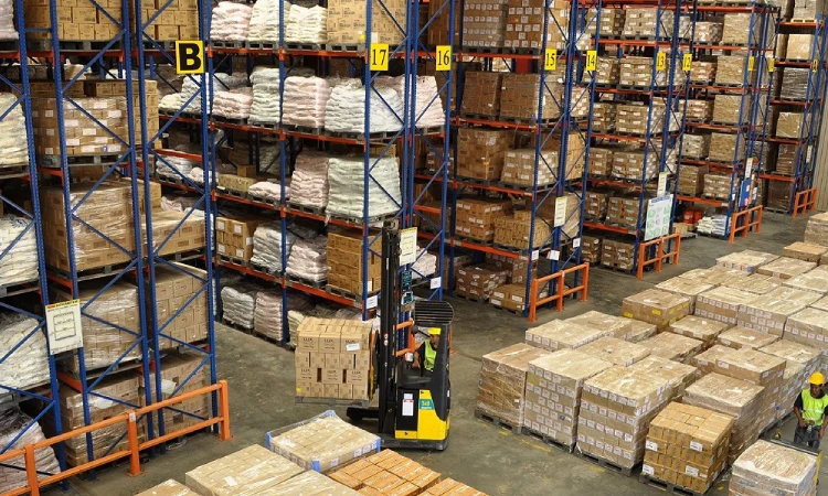 Warehouse grid flow, Sumber: expressroadways.in