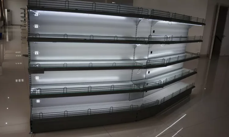 Pencahayaan untuk rak display, Sumber: grocerydisplayrack.com