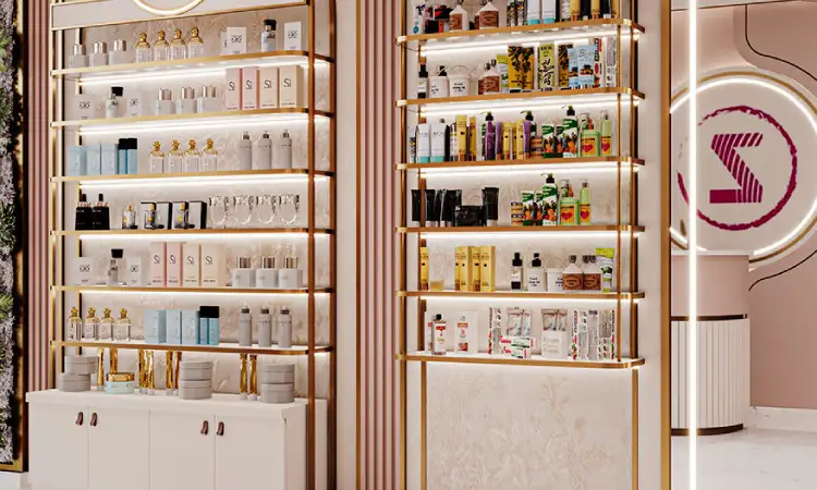 Toko kosmetik modern, Sumber: antdisplay.com