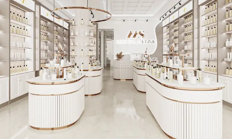 Trik mendesain toko kosmetik, Sumber: antdisplay.com
