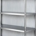 Rak stainless untuk minimarket, Sumber: imimg.com