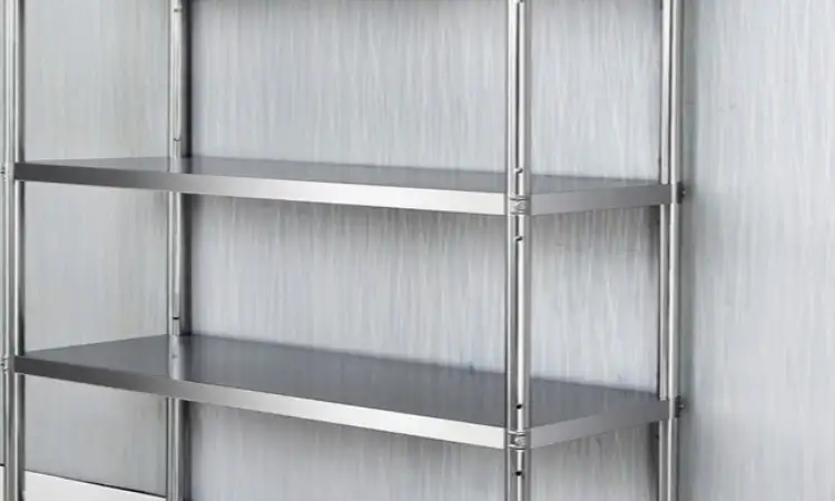 Rak stainless untuk minimarket, Sumber: imimg.com