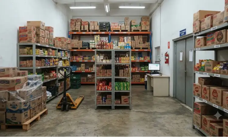 Mengoptimalkan kapasitas gudang, Sumber: AI