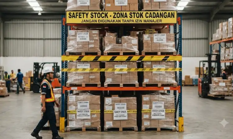 Faktor yang mempengaruhi safety stock, Sumber: AI